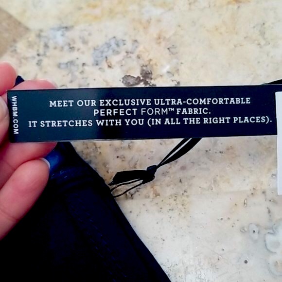 WHBM Perfect Form Pencil Skirt Navy Size 4 - Picture 4 of 5